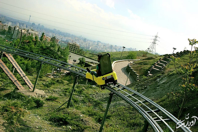 عکس از سورتمه دربند